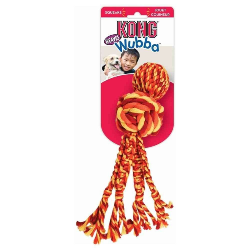 Jouet pour chien KONG Wubba Weaves Rope XL : Corde