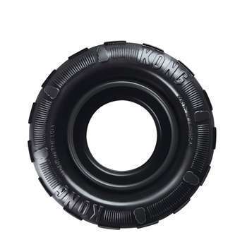 Jouet pneu : noir, caoutchouc, h.11,4cm