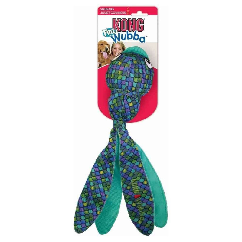 Jouet pour chien Wubba Finz Blue L