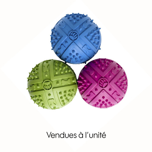 Jouet pour chien soft rubber rugby 9. 5cm (3 color