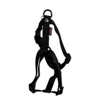 Harnais réglable pour chiens en nylon noir 10/25-3