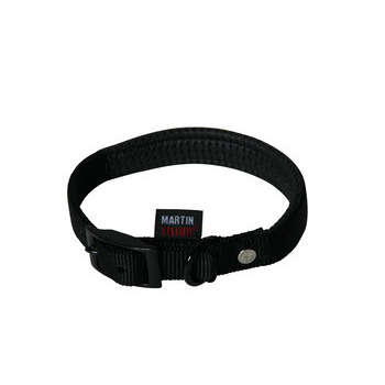 Collier confort pour chiens : noir 25/55cm