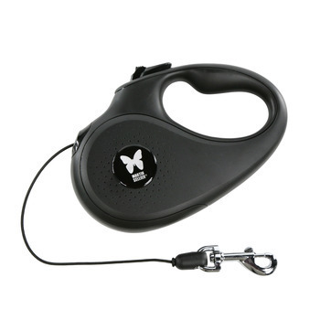 Laisse retractable avec cordon Instinct M Noir 5M