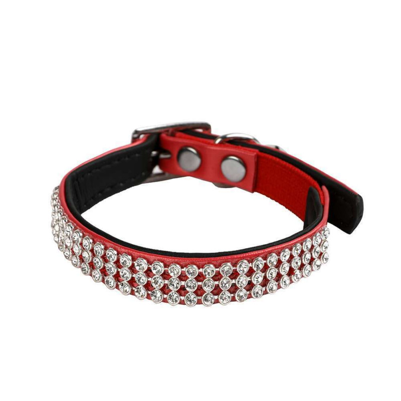 Collier pour chat Diam's Rouge