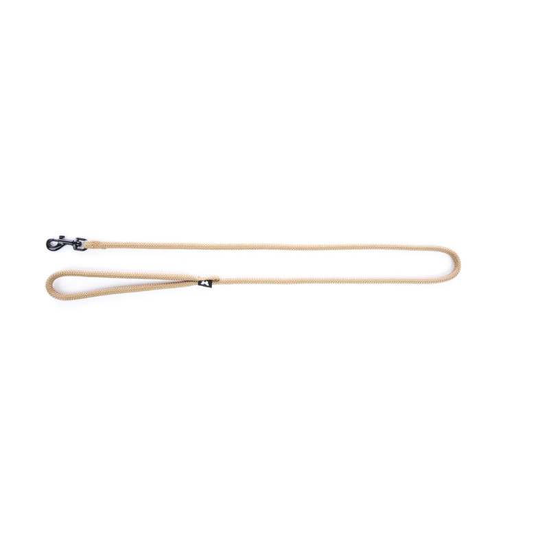 Laisse en nylon rond pour chien 9mmX200cm beige