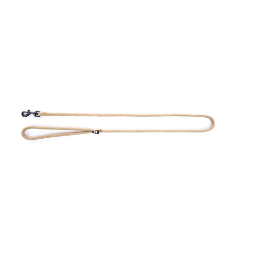 Laisse en nylon rond pour chien 9mmX200cm beige