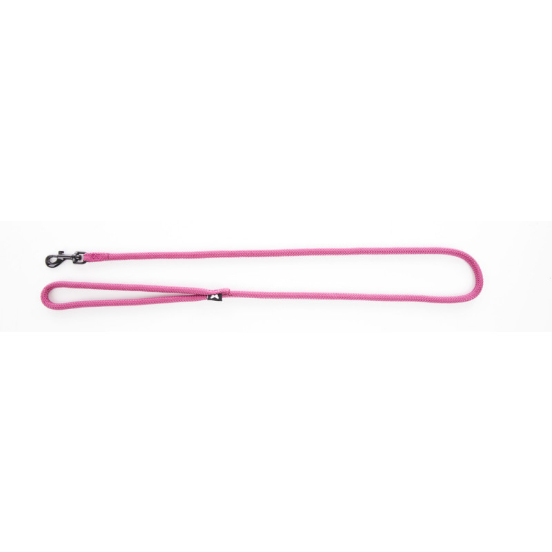 Laisse en nylon rond pour chien 9mmX200cm rose