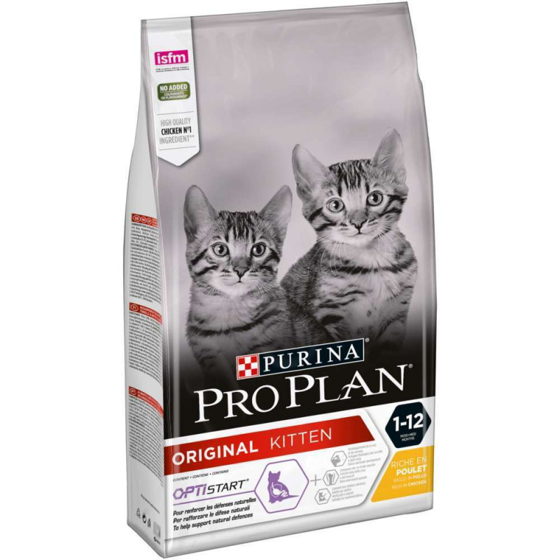 Croquettes au poulet pour chatons 1,5kg