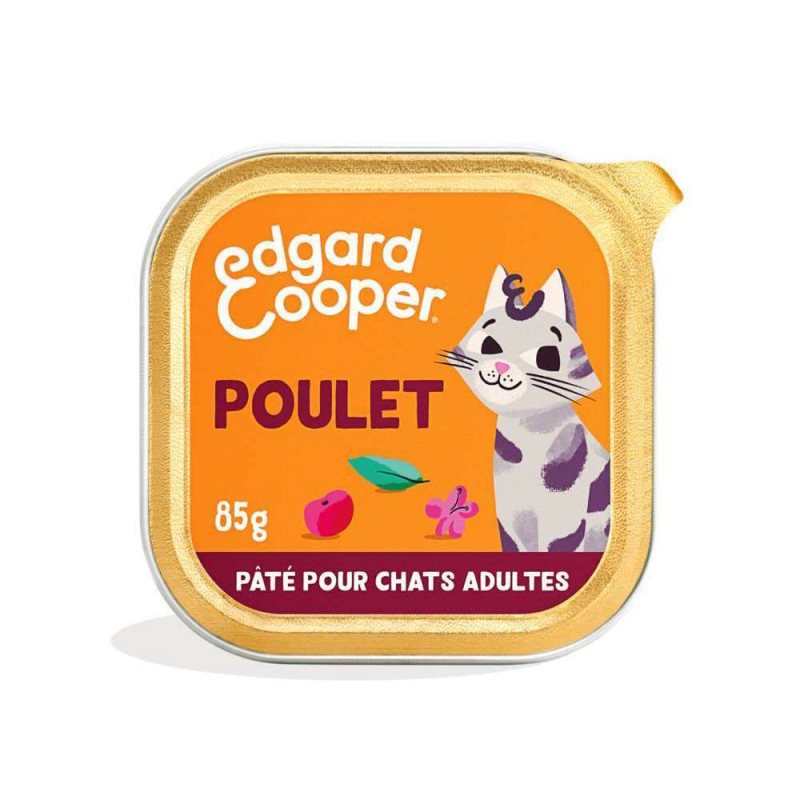 Pâté poulet pour chats adultes 85g