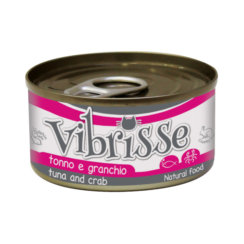 Pâtée pour chat au thon et crabe 70g