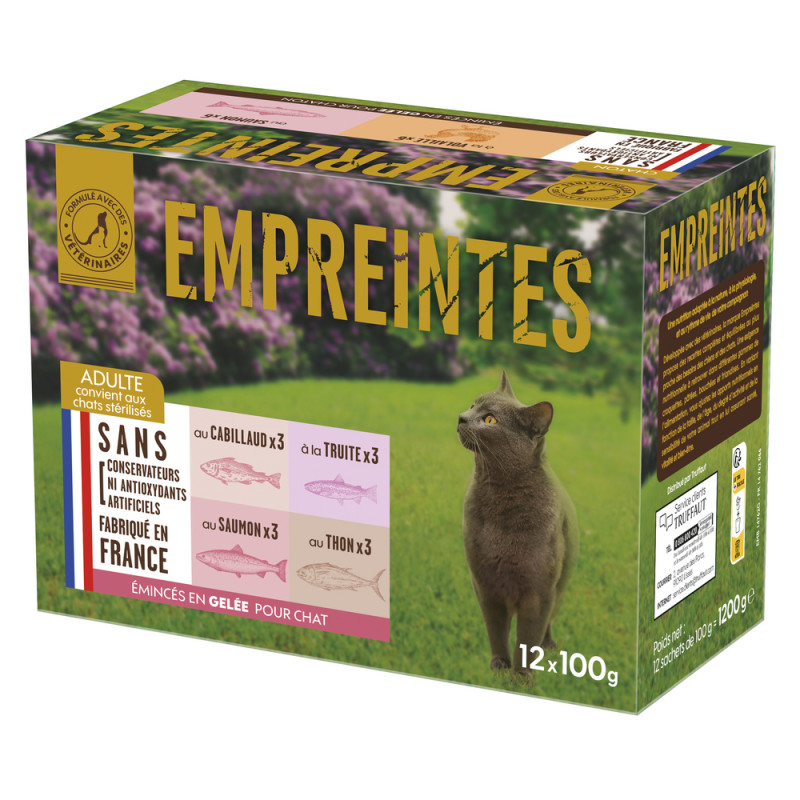 Emincés en gelée (cabillaud, truite, saumon, thon)