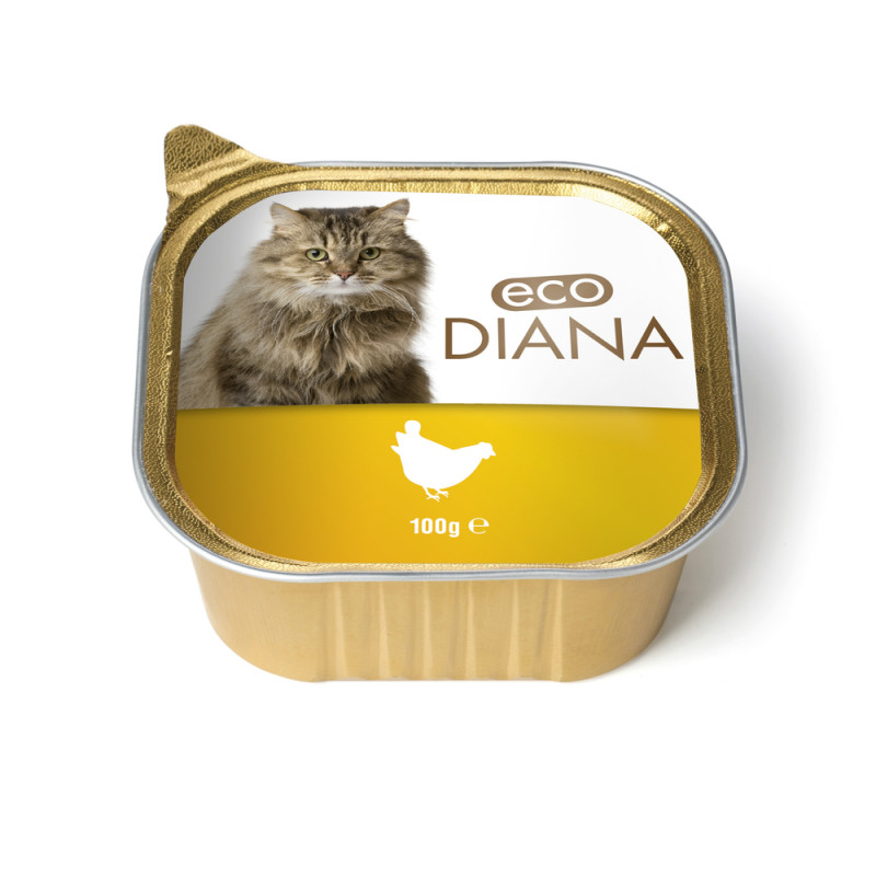 Pâtée Eco Diana au poulet pour chat - 100g