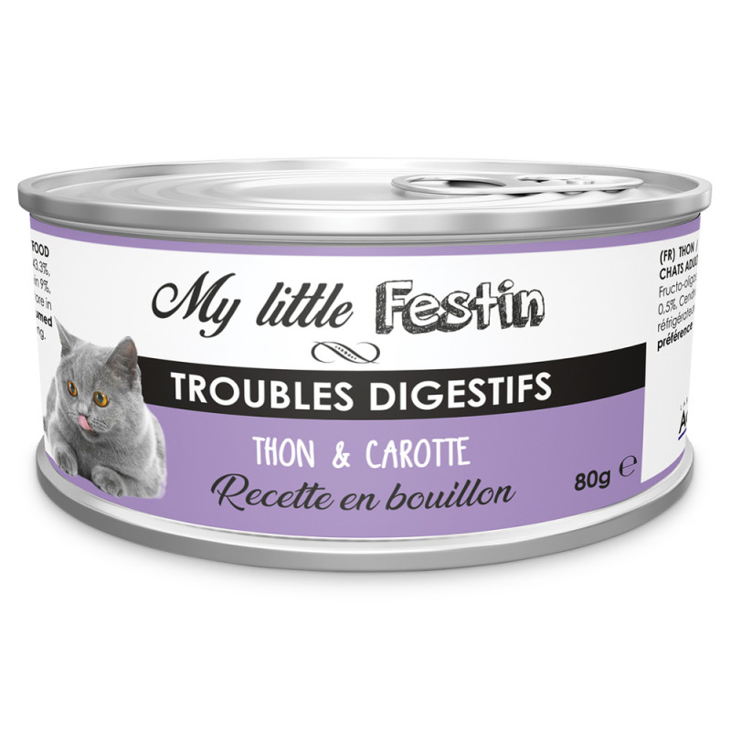 Pâtée ''Troubles digestifs'' - Thon et carotte en