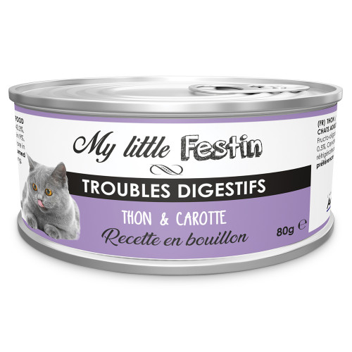 Pâtée ''Troubles digestifs'' - Thon et carotte en