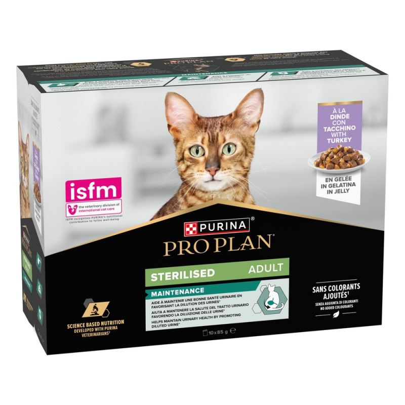 Pâtée pour chat stérilisé - Maintenance dinde en g