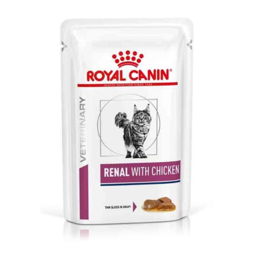 Émincés en sauce pour chat, Veterinary Renal - 12x