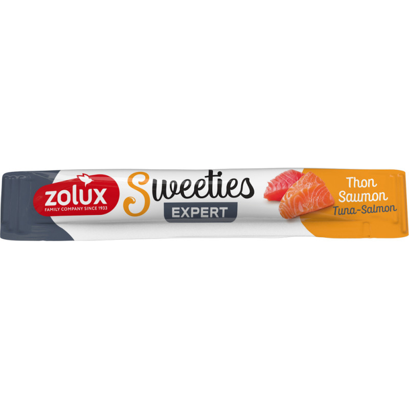 Stick crème, friandise thon/saumon pour chat