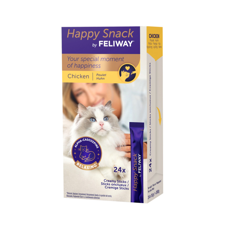 Friandises pour chat ''Happy Snack , sticks onctue