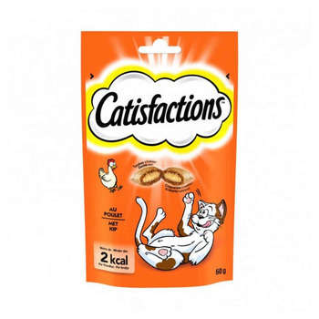 Friandises pour chat Catisfactions au poulet 60 gr