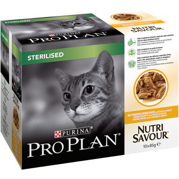Boîte Pplan Sterilised: poulet, 10x85g