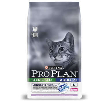 Croquettes Pro Plan chat stérilisé 7+ : 1,5kg