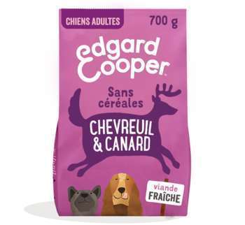 Croquettes chien adulte sans céréales au chevreuil