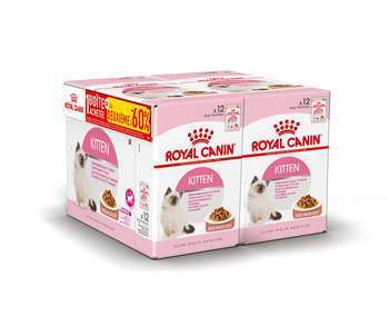 Boite KITTEN SAUCE 12X85G 1 plus 1 A-60%