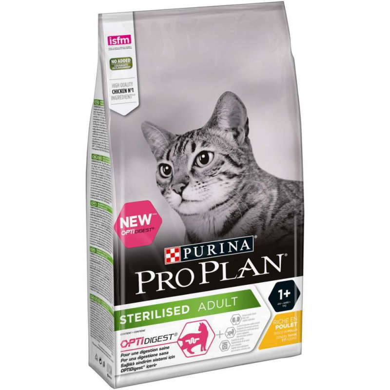 Croquettes pour chat adulte stérilisé - Optidigest