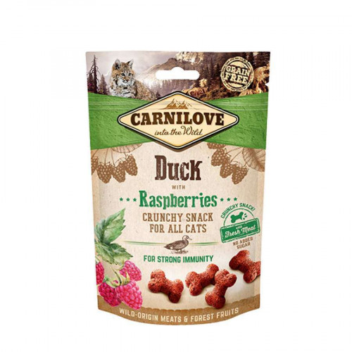 Friandises crunchy canard et framboise pour chat 5