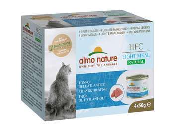 Boite pour chat Pack 4x50 Gr - Hfc Light Meal Thon
