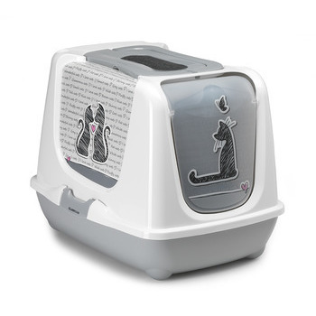 Maison toilette Cats in love pour chat