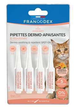 Pipettes Dermo-Apaisantes & Repulsives Chats