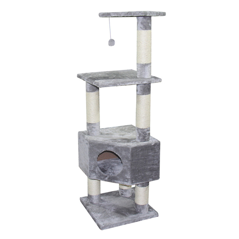 Arbre à chat Classic Loonaa 40x40x135cm gris