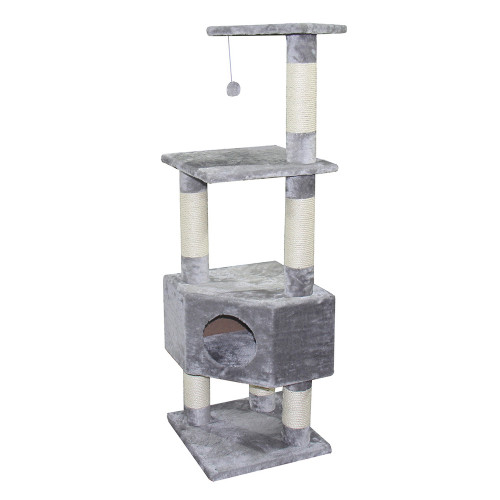 Arbre à chat Classic Loonaa 40x40x135cm gris
