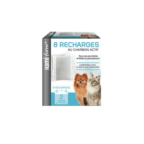 8 Recharges au charbon actif compatible avec bar à