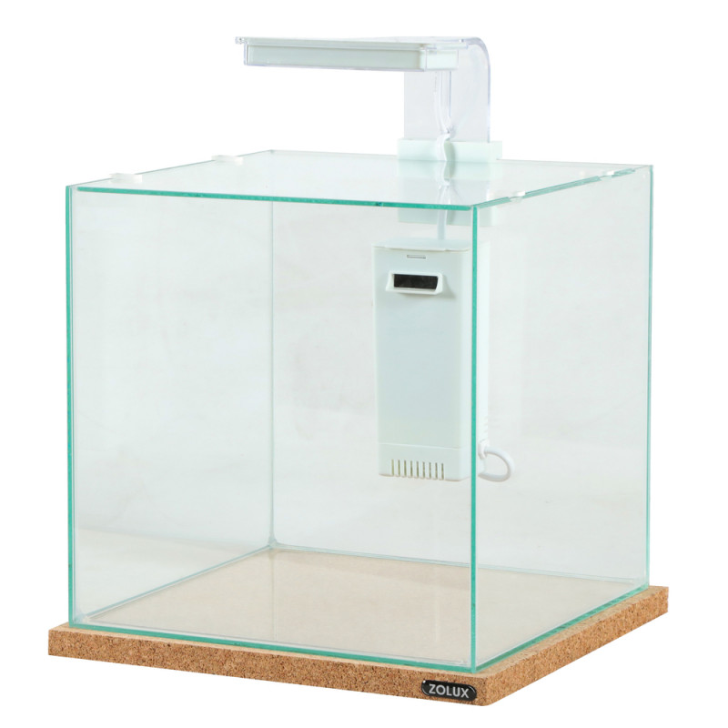 Aquarium Betta Kub blanc 15. 6 litres - L. 27 x P.