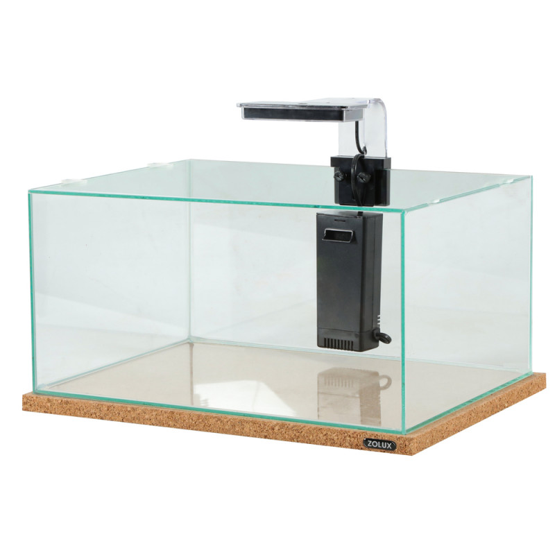 Aquarium Betta Rek noir 23. 2 litres - L. 32 X P.
