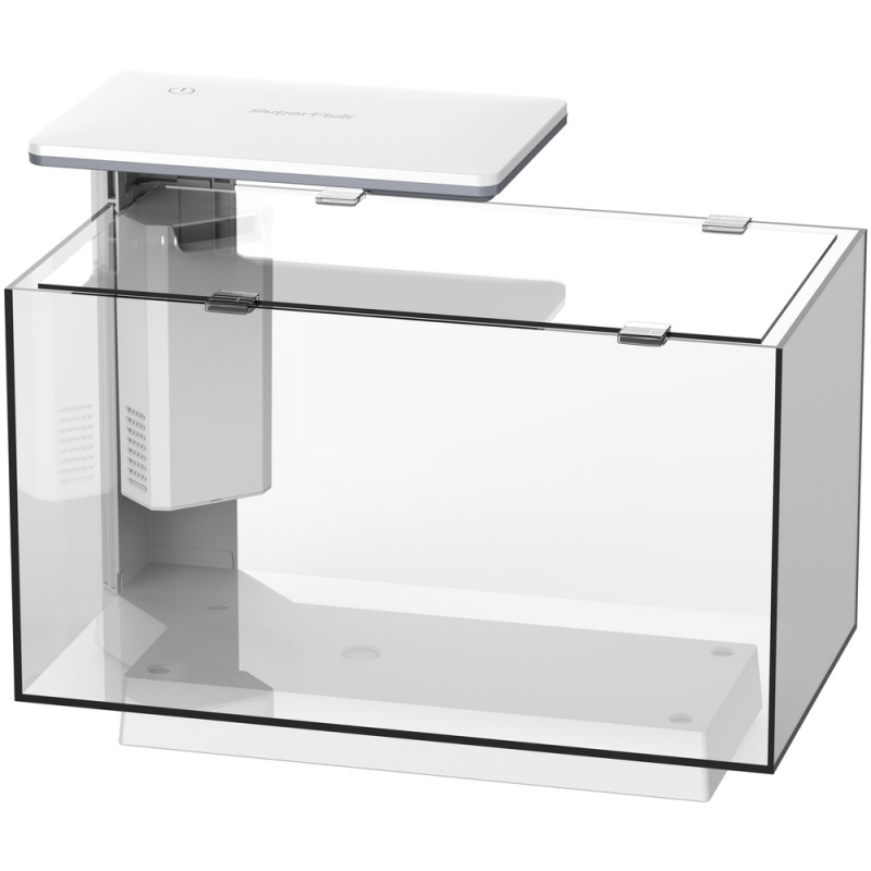 Aquarium Quadro 40 Multi Colour, coloris blanc - L