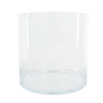 Aquarium cylindre : verre, 21L, d. 30cm