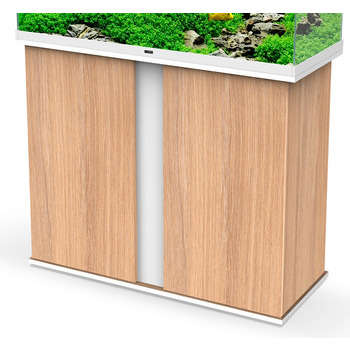 Meuble pour aquarium Emotions Pro bois blanc et ch