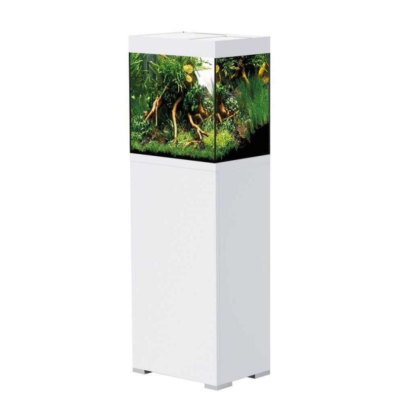 Meuble aquarium : filtre, LED, L50xl36xH42cm