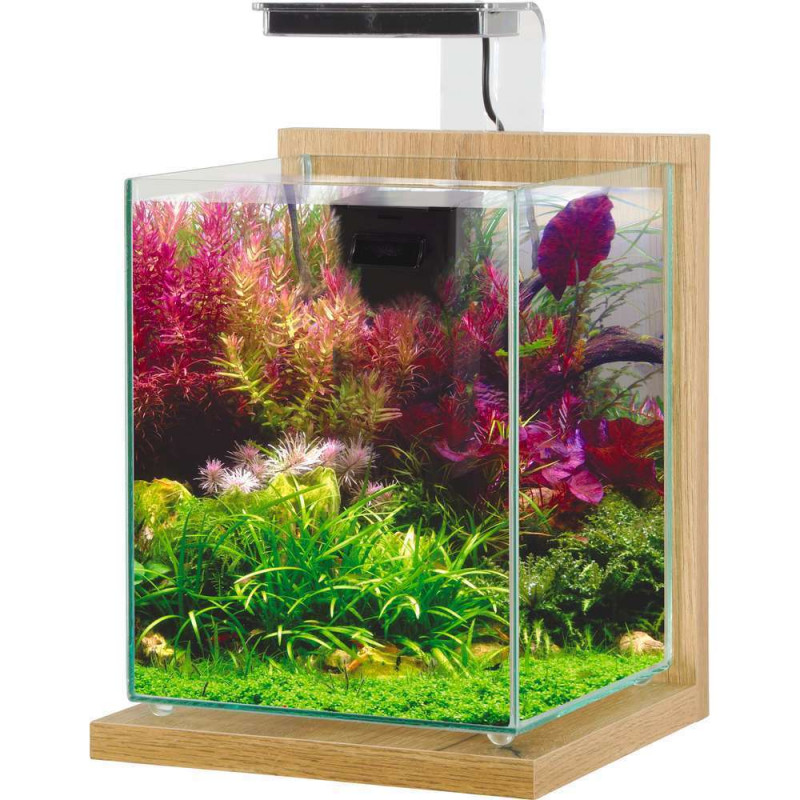 Aquarium équipé Jalaya 2, coloris chêne clair - 10