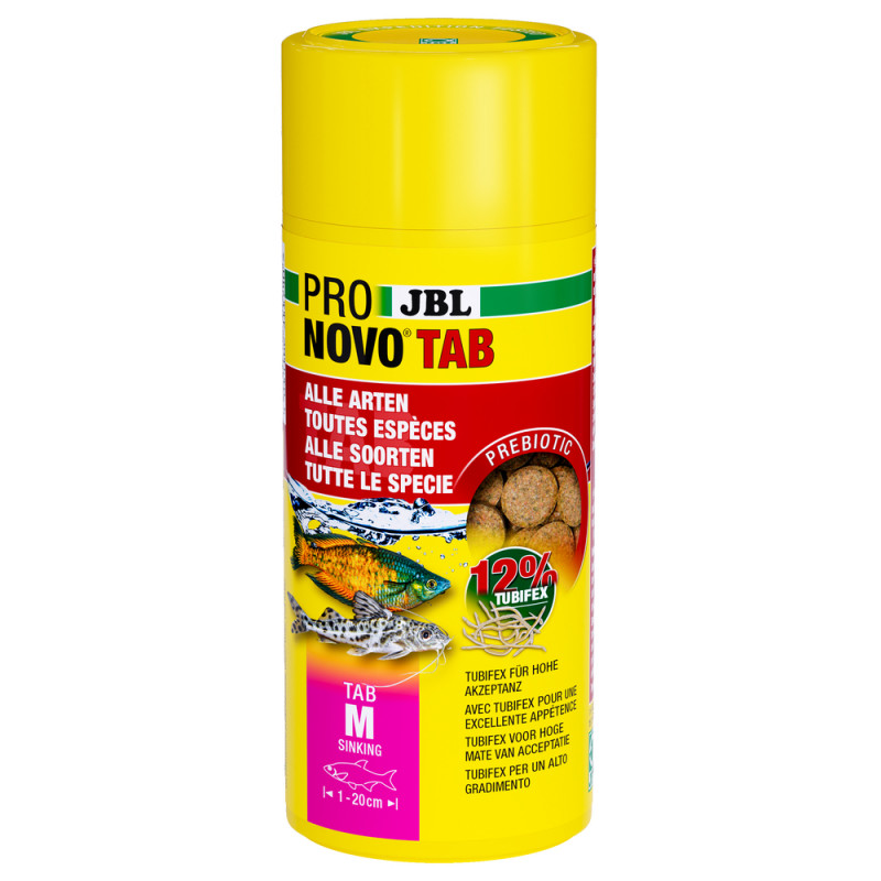 Aliment Pronovo Tab pour les poissons d'aquarium M