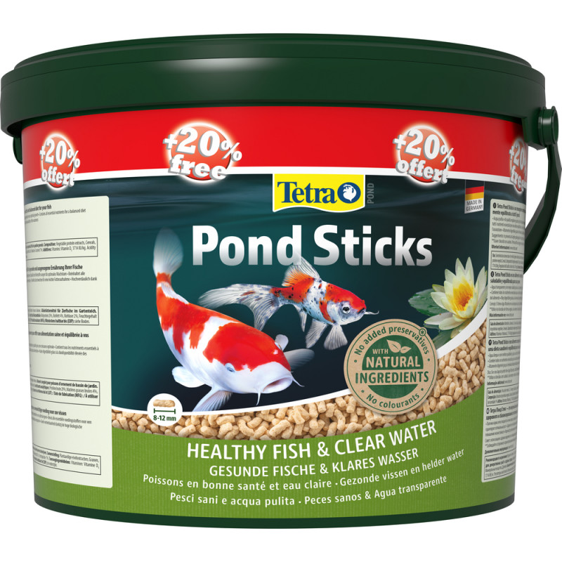 Aliment complet Pond Sticks pour poissons de bassi