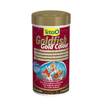 Goldfish gold colour, aliment complet pour poisson