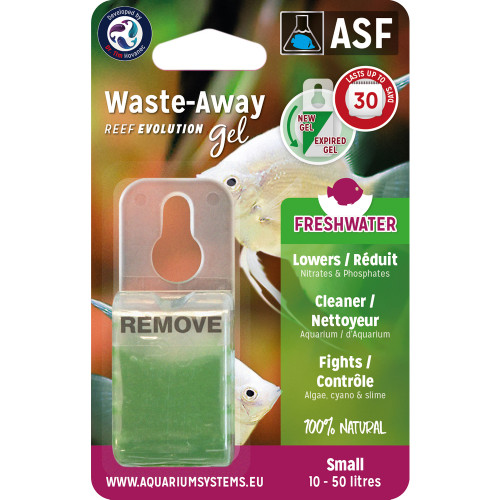 Gel Waste-Away pour aquarium jusqu'à 50 litres S