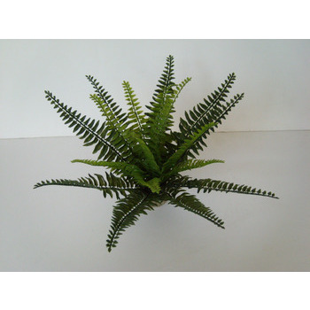 Fougère, plante artificielle pour aquarium - H. 20
