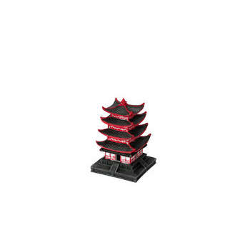 Décoration d'aquarium chinese pagoda S : L10xl10xH
