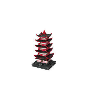 Décoration d'aquarium chinese pagoda M : L10xl10xH