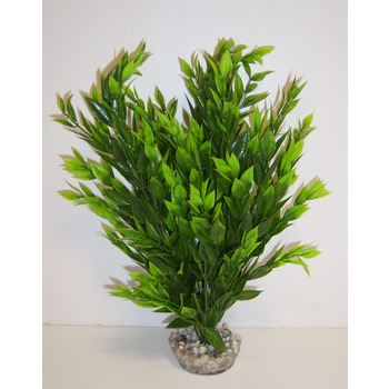Buisson de plante verte artificiel, décor d'aquari
